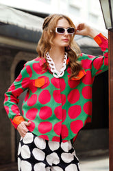 1 Piece Raw Silk Top (FR1056)